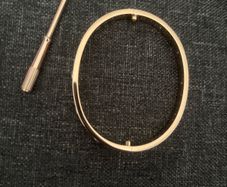 Luxury branded bracelet