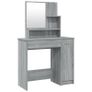 MULTIPLE COLOURS AVAILABLE Dressing Table with Mirror Grey Sonoma 86.5x35x136 cm Image 4