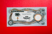 Biafra  10/ Shillings  1968   Pick  4a   .( Uncirculated )