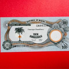 Biafra  10/ Shillings  1968   Pick  4a   .( Uncirculated )