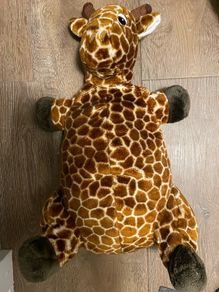 hot water bottle holder soft toy giraffe