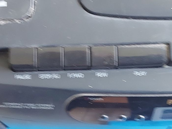 Philips AZ8349 Boombox Stereo Radio Twin Tape Decks CD Player Ghetto Blaster, in very good condition