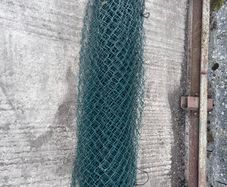 Roll of chain link fencing