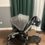 Bugaboo bee grey pram with foot stand Image 2