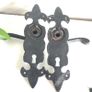 Two Pairs Cast Iron Door Handles Image 3