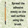 Wallpaper Repair Adhesive Tube (56g) with Foam Seam Roller, Smoother Tool With 0.9cm Brush & Cleaning Cloth  Complete Wallpaper Repair Set by Tsekouri Image 6