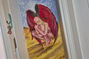 Original Signed 'DJK' Expressive Painting