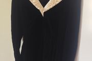 Victor Costa Designer Vintage Velvet Pearl Dress