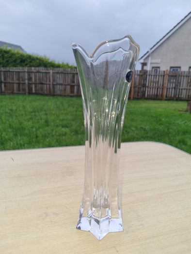 Bohemia glass vase