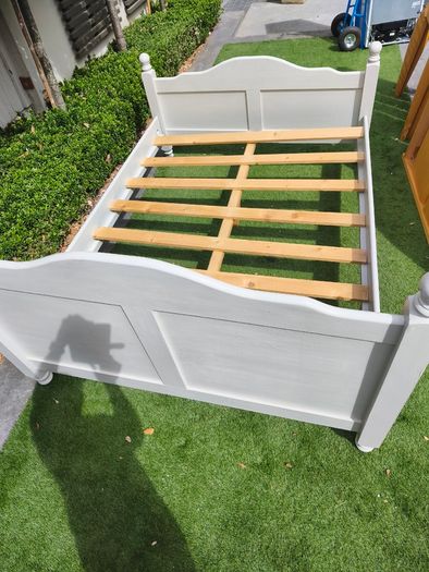 Wooden bed frame