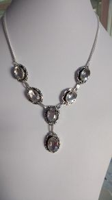 White Topaz Necklace
