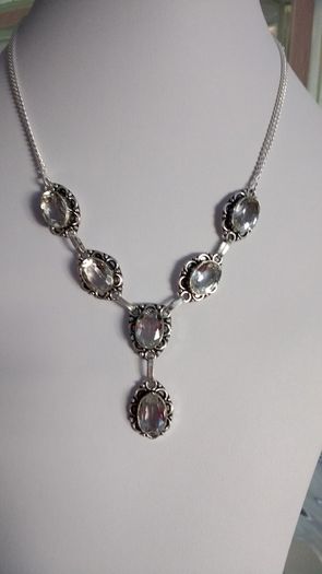White Topaz Necklace