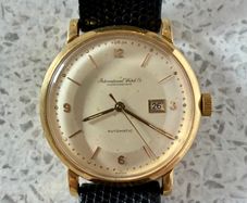 Gold IWC automatic watch