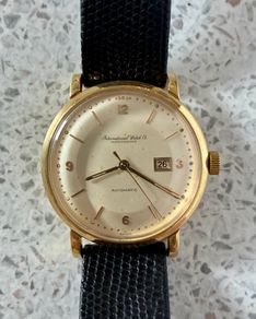 Gold IWC automatic watch