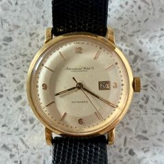 Gold IWC automatic watch