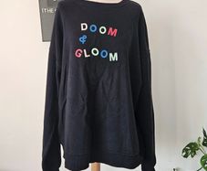 Doom & Gloom black Ashish oversized sweatshirt unisex S M L