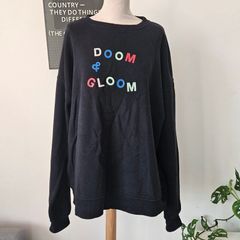 Doom & Gloom black Ashish oversized sweatshirt unisex S M L