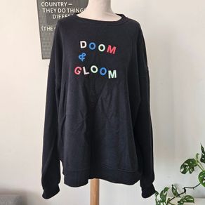 Doom & Gloom black Ashish oversized sweatshirt unisex S M L