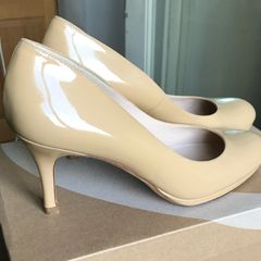 LK Bennett Nude Patent Heels