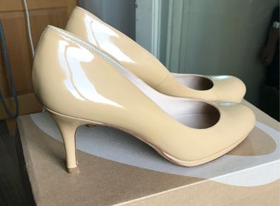 LK Bennett Nude Patent Heels