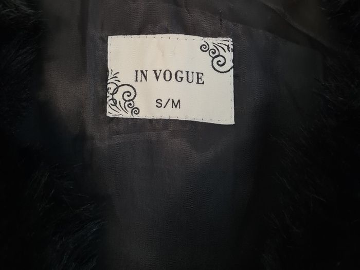 Faux Fur Gilet - Black