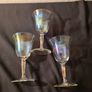 3 Iridescent crystal wine glasses Image 2