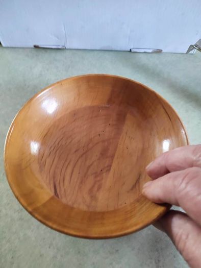 SMALL Wooden Bowl as trinket dish handmade wood turning.