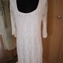 Women's Dress Savida Ivory REDUCED Jewelled Lace Image 6