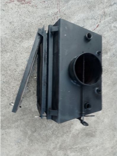 Insert Stove with big Glass Door 'Kratki'