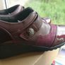 Pavers UK 6 brand new shoes wedges in Burgundy super comfy Image 7