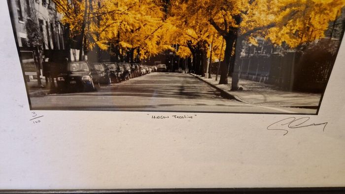 2 original signed framed photographs