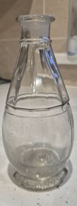 Vintage Art Deco glass decanter