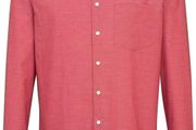Seidensticker Men's Business Shirt, Non-Iron, Red, Size XXL / 45