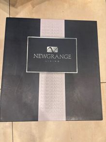 Newgrange Living Monaco Crystal Candlestick Set 25cm - New In Gift Box With Candles