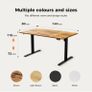 Height-Adjustable Electric Desk, 140x80 cm Image 3