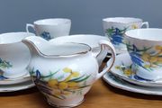 14 pcs Vintage Crown  Royal Bone China