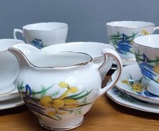 14 pcs Vintage Crown  Royal Bone China