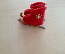 2026 Skater boots Christmas decoration