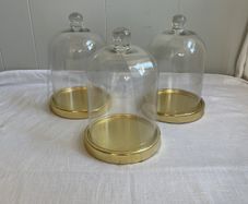Bundle of three bell jars