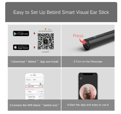 Bebird C3 Smart Visual Ear Wax Remover Endoscope Mini Camera