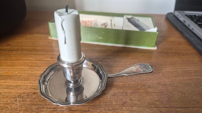 Christofle Gallia Silver plated Candlestick / Chamber stick