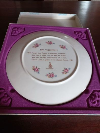 Valentines Present Vintage Royal Doulton St. Valentine Plates