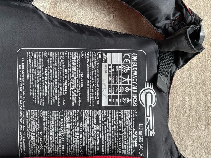 O'Neill child's 2mm shorty wetsuit and buoyancy aid.