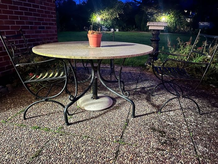 Garden Table & 4 Chairs