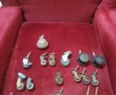 Antique Lot of Furniture Castors