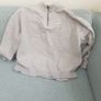 Nike  1/4 zip sweatshirt in grey Image 3