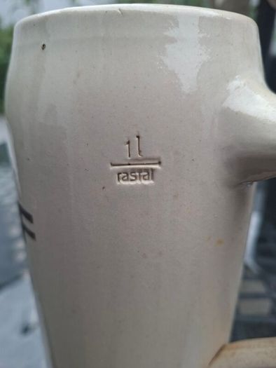 Vintage 1986 German Promotional 1L Beer Mug