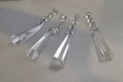 CHANDELIER - Facetted - Drop Pendants Lot