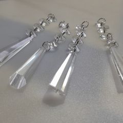 CHANDELIER - Facetted - Drop Pendants Lot