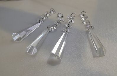 CHANDELIER - Facetted - Drop Pendants Lot